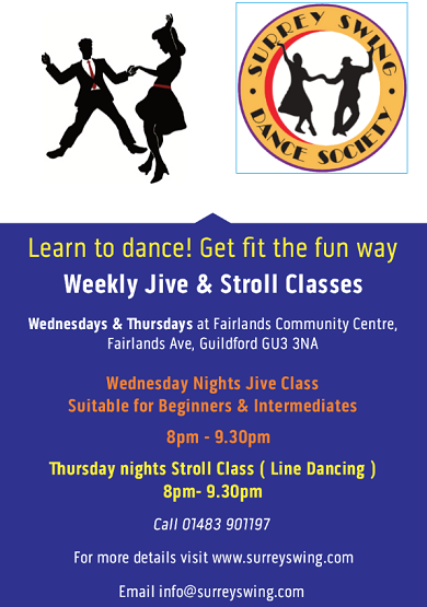 Weekly Jive and Stroll Dances